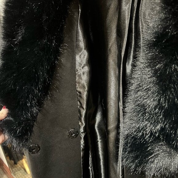 Joseph Ribkoff Fur Trim Coat - Picture 8 of 9